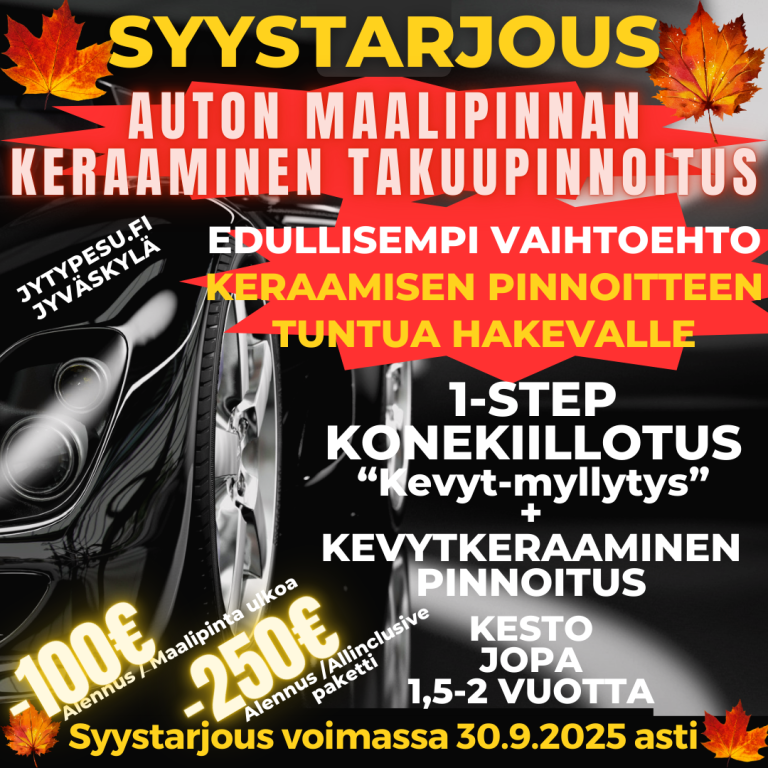 Keraaminen pinnoite hinta jyväskylä