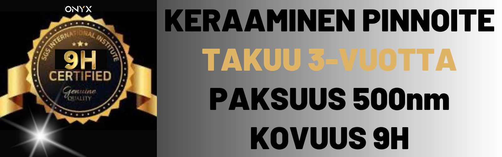 Keraaminen pinnoite hinta