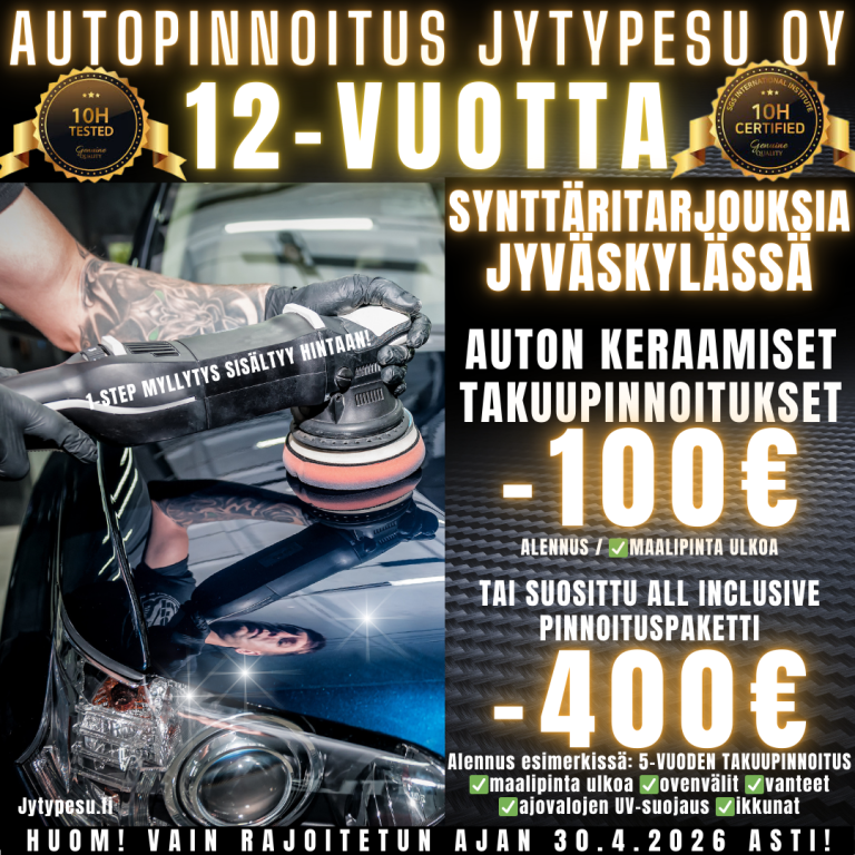 Keraaminen pinnoite hinta jyväskylä