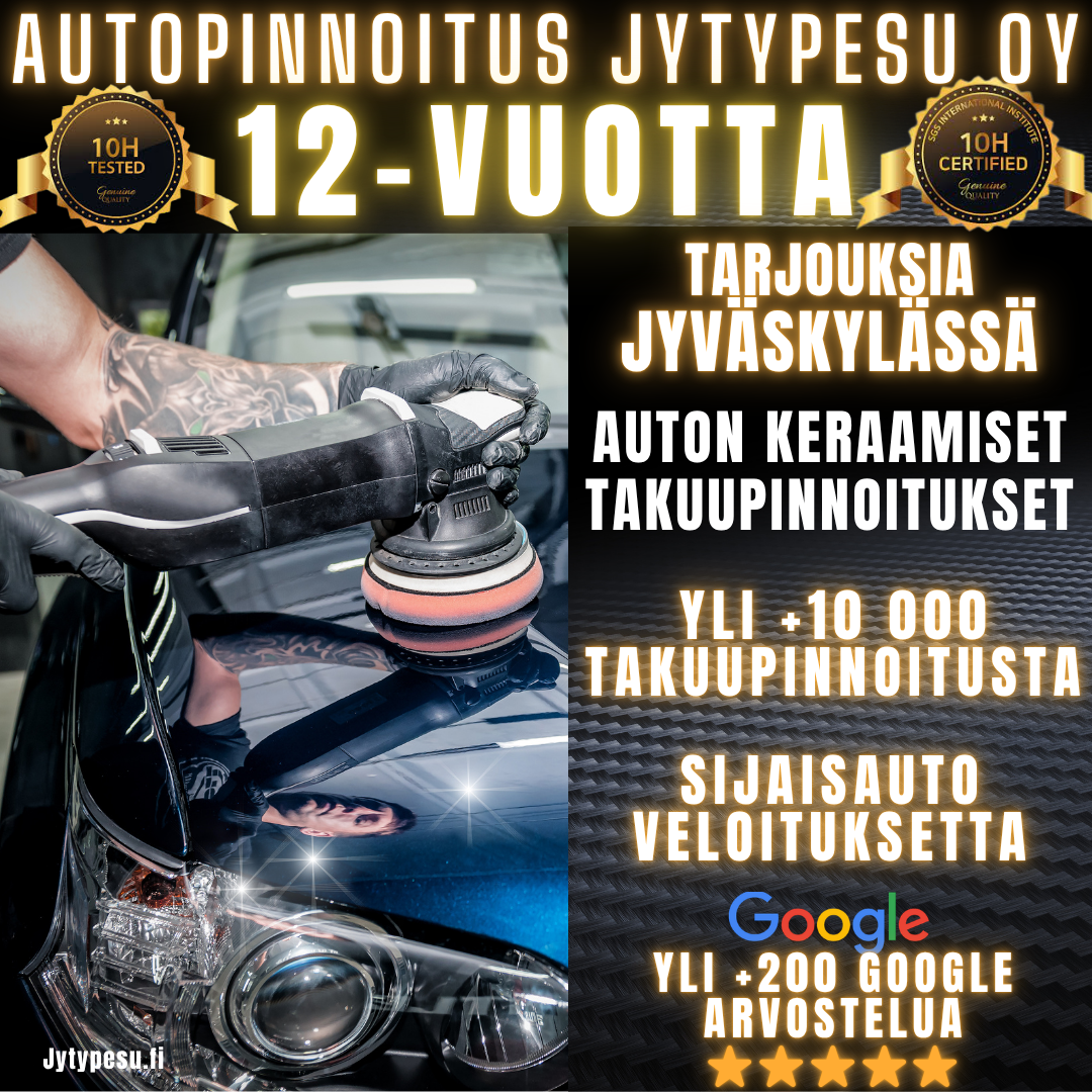 Auton pinnoitus hinta jyväskylä